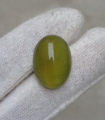23.2ct Natural High Quality Translucent Serpentine Cabochon - Shah Maqqsood - Zehrmora - 23x17x8mm