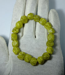 Браслет из натурального змеевидного драгоценного камня сердечной чакры, также известный как браслет Зермора