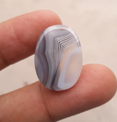 Crazy Lace Agate with Rare Pattern - Sulaimani Aqeeq - 23x18mm