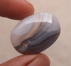 Crazy Lace Agate with Rare Pattern - Sulaimani Aqeeq - 23x18mm