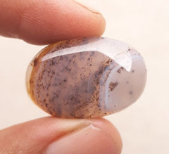 19.4ct Abstract Agate with Lines - Sulaimani Aqeeq - 26x17mm