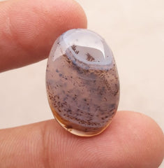 19.4ct Abstract Agate with Lines - Sulaimani Aqeeq - 26x17mm