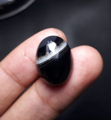 Кабошон из абстрактного агата 17,9 карата - Сулеймани Акик - 20x15 мм