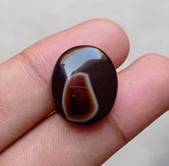 Scenic Agate - Sulaimani Aqeeq - 21x18mm