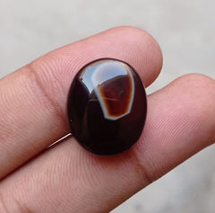Scenic Agate - Sulaimani Aqeeq - 21x18mm