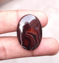 Unique Fortified Agate - Sulaimani Aqeeq - 31x22mm