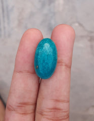 Natural Teal Green Turquoise - Green Turquoise - 12ct- 20x11mm