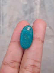 Natural Teal Green Turquoise - Green Turquoise - 12ct- 20x11mm