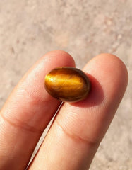 8.6ct Tiger Eye Cabochon - June Birthstone - June Birthstone - 15x11mm