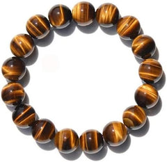 10mm High Qualith Natural Tiger Eye Strech Bracelet