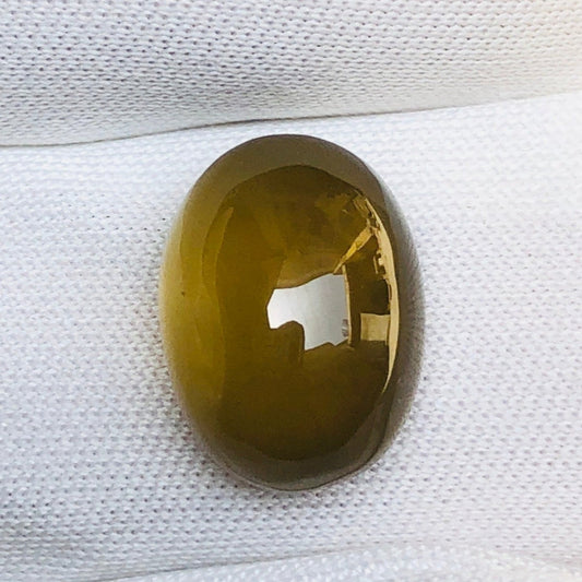 Natural Vesuvianite Solar Gemstone - Idocrase Gem - Vesuvianite Cabochon - 13x10x7mm