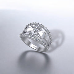 Fancy Bow Tie Diamonds Ring