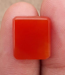 9.6ct Natural Orangish Red Carnelian Gemstone