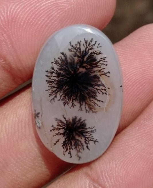 26ct Natural Dendritic Agate - Shajri Aqeeq -27x18x6mm