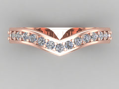 Hearty Half Eternity Diamond Band