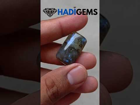 34.65ct Labradorite Cabochon - Spectrolite- Black Moon Stone - 28x17mm