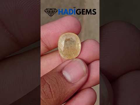 15.75ct Golden Rutile Quartz - Rutilated Quartz faceted