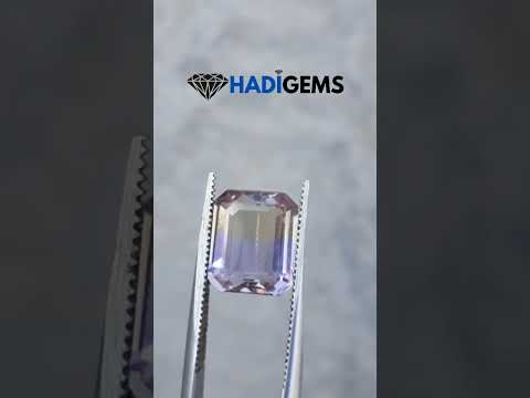 Аметрин 4,3 карата – Тристин – Боливианит – 10x9 мм