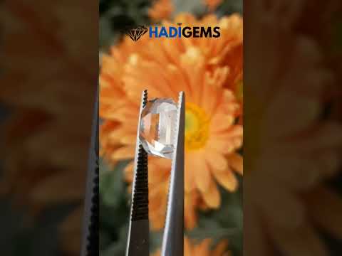 3.5ct Topaz - Whie Topaz Faceted Gemstone - Novemeber Birthstone - White Pukhraj - 9.7x7.8mm