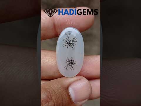 29.1ct Natural Dendritic Agate - Shajri Aqeeq -31x17x5mm