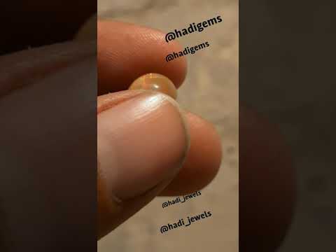 Опал качества AAA 2,4 карата на продажу - Белый огненный опал - Вело опал - Медовый опал - Опал грушевидной формы - Октябрьский камень - 11x8 мм