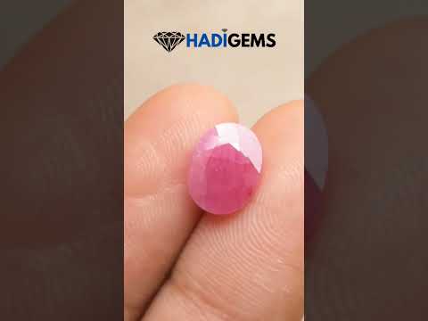 3.1ctRuby - Pink Ruby - Yaqoot, RatnaRaj, Yakkut - July Birthstone - 10.7x8mm
