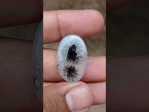 26ct Natural Dendritic Agate - Shajri Aqeeq -27x18x6mm