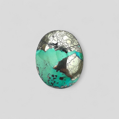 Natural Turquoise with Pyrite - Green Matrix Turquoise - Shajri Feroza-35Ct