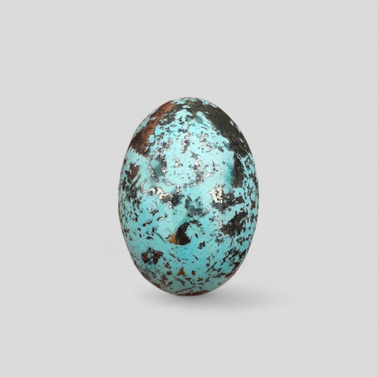 Natural Turquoise with Pyrite - Blue Matrix Turquoise - Shajri Feroza-31.25Ct