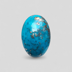 Natural Turquoise with Pyrite - Blue Matrix Turquoise - Shajri Feroza-25Ct