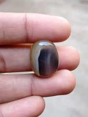 Light Blue LaceAgate - Sulaimani Aqeeq - 23x19x9mm