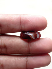 Fortified Agate Cabochon - Sulaimani Aqeeq - 22x17mm