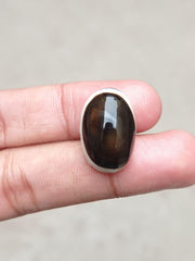 Качественный агат оникс - Сулеймани Акик - 24x16x4 мм