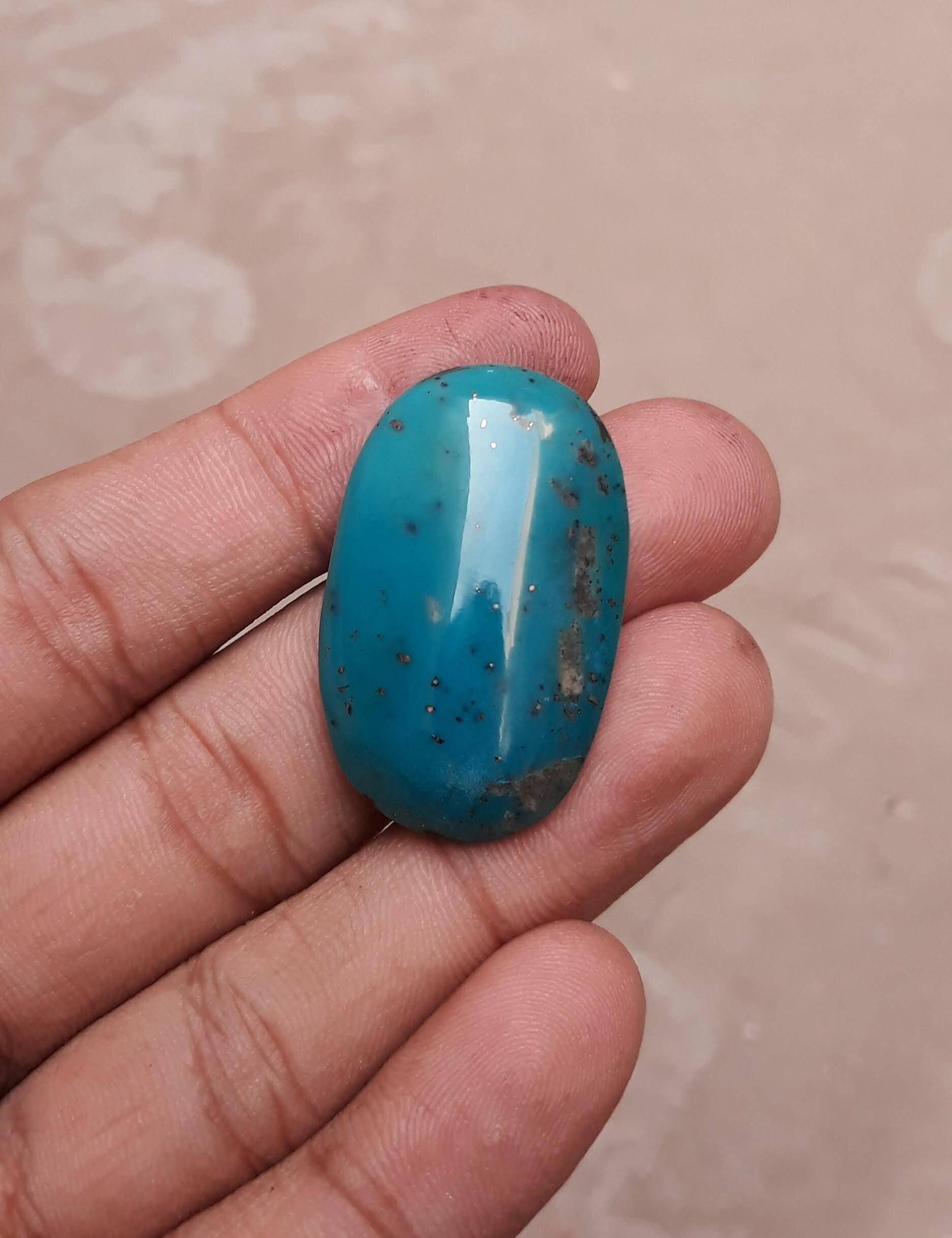 Натуральная бирюза с пиритом - Голубая матричная бирюза - Shajri Feroza-36ct-36x22mm Натуральная бирюза с пиритом - Голубая матричная бирюза - Shajri Feroza-36ct-36x22mm