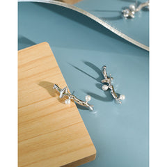 Элегантные серьги-гвоздики с жемчугом-ракушкой неправильной формы — позолоченные серебряные серьги с жемчугом для женщин — серьги с идеальным жемчугом в подарочной упаковке