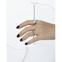 Office Oval Natural Pearl Irregular 925 Sterling Silver Adjustable Ring - Gold-Plated Silver Pearl Rings for women - Perfect Pearl Rings with Gift Wrapping Included