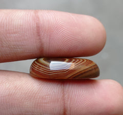 Идеальный округлый агат - Сулеймани Акик - 27x18 мм