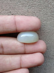 Shadow Agate Cabochon - Sulaimani Aqeeq - 25x18mm