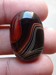 Кабошон из укреплённого агата 47,4 карата — Сулеймани Акик — 31x21x9 мм