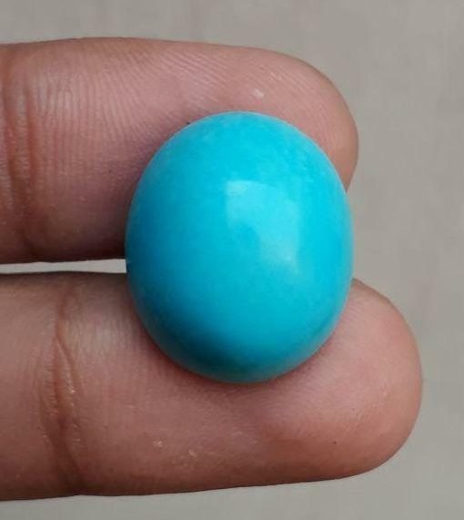 Натуральная сертифицированная бирюзово-голубая бирюза Feroza-21ct-20x17мм Натуральная сертифицированная бирюзово-голубая бирюза Feroza-21ct-20x17мм
