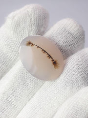 19,1-каратный натуральный дендритный агат — Шаджри Акик — размер 24x18 мм