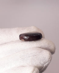 Огненный агат 20 карат. Свободный кабошон — Радужный огненный агат — Мексиканский огненный агат, редкий огненный агат — редкий драгоценный камень, чем бриллианты, размеры — 22x16,5 мм.