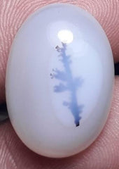 18.1ct Natural Dendritic Agate - Shajri Aqeeq -21x15mm