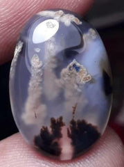 Natural Dendritic Agate Cabochon - Shajri Aqeeq -20*14mm