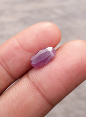 Кашмирский якут 2,2 карата – 11 х 6 мм