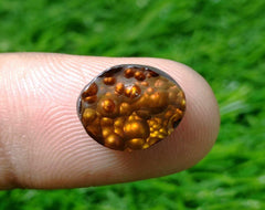 Уникальная резьба по редкому огненному агату с пузырьками – Agata Da Fuego