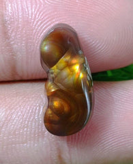 8.95ct Natural Fire Agate from Mexico ,Rare Gemstone than Diamonds - Perfect gemstone Gift, Dimensions - 20x10 mm