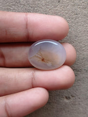 29ct Natural Dendritic Agate - Shajri Aqeeq - Dimension-26x21mm