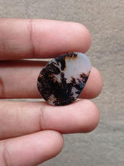 20.85 Natural Dendritic Agate - Shajri Aqeeq - Dimension-28x22mm