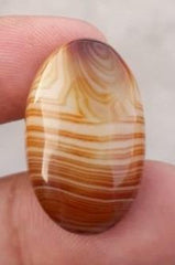 28ct Banded Agate - Sulaimani Aqeeq - Dimension 27x17x7mm